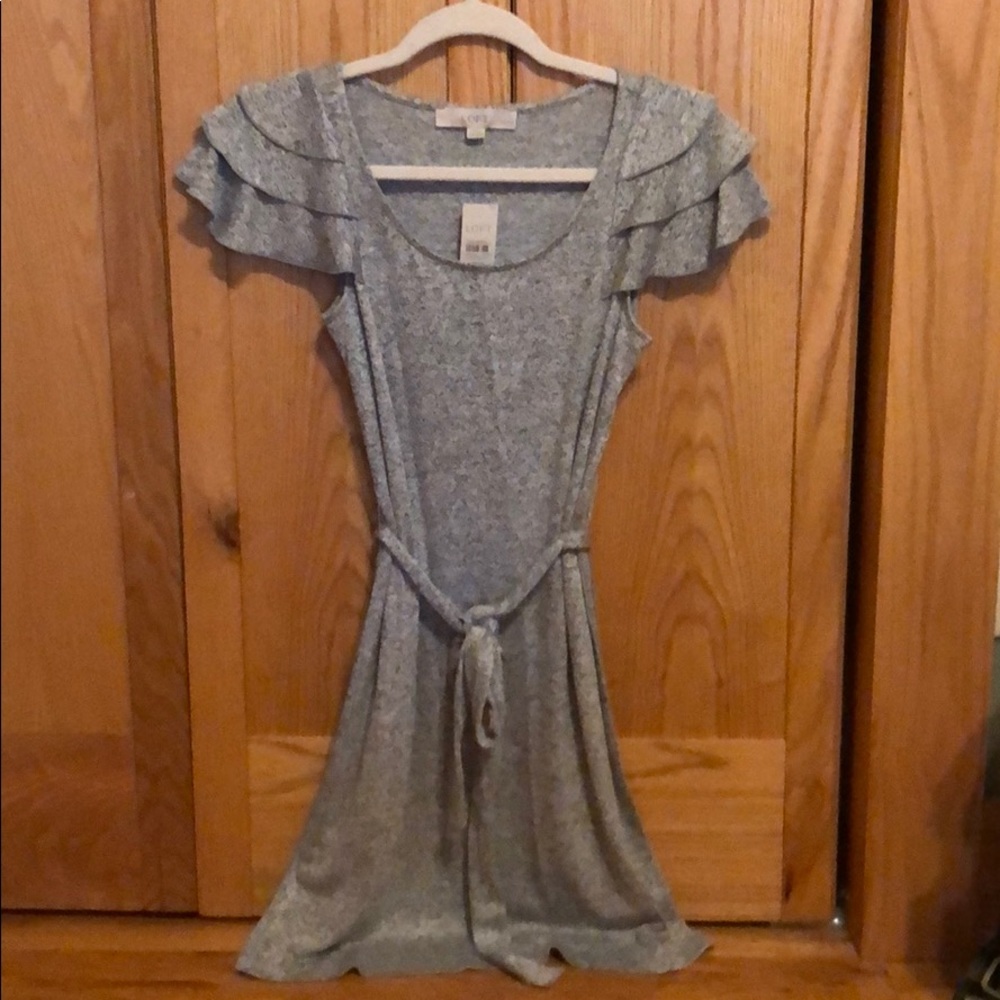 Loft gray dress
